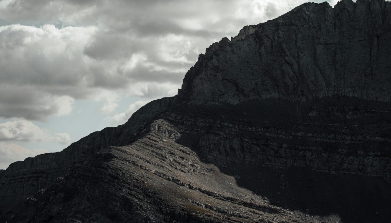 Rocky slope of Mt. Olympus